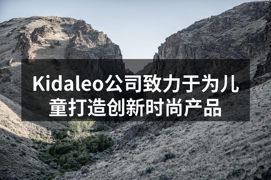 Kidaleo儿童服饰展览现场